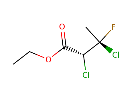 (2R,3R)-ethyl 3-fluoro-2,3-dichlorobutyrate