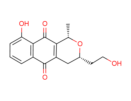 1H-NAPHTHO[2,3-C]PYRAN-3-ACETIC ACID, 3,4,5,10-TETRAHYDRO-9-HYDROXY-1-METHYL-5,10-DIOXO-(1S,3R)-(88293-09-8)