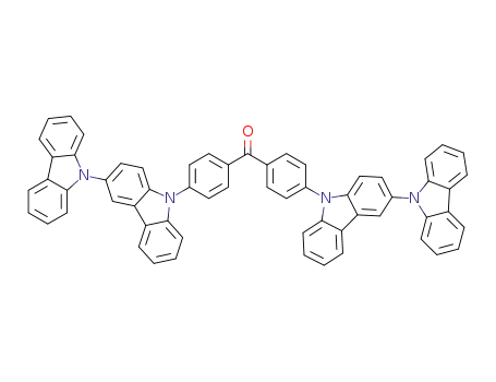 Molecular Structure of 1233215-35-4 (Bis(4-(9H -3,9'-bicarbazol-9-yl)phenyl)methanone)