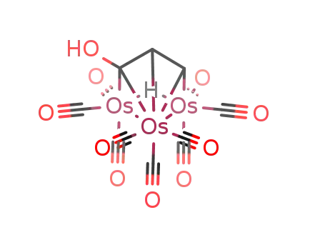 Molecular Structure of 76287-22-4 (HOs<sub>3</sub>(HOCCHCH)(CO)9)