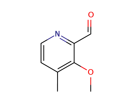 Molecular Structure of 123506-69-4 (2-Pyridinecarboxaldehyde, 3-methoxy-4-methyl- (9CI))