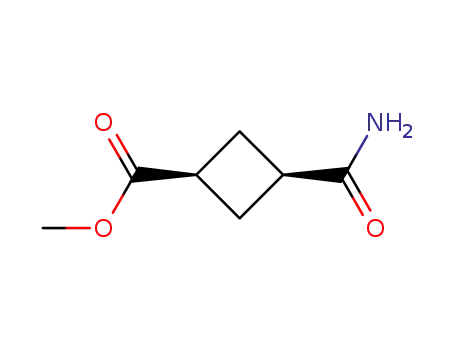 Cyclobutanecarboxylic acid, 3-(aminocarbonyl)-, methyl ester, cis- (9CI)