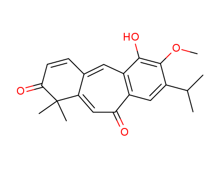 1H-Dibenzo[a,d]cycloheptene-2,10-dione,6-hydroxy-7-methoxy-1,1-dimethyl-8-(1-methylethyl)-