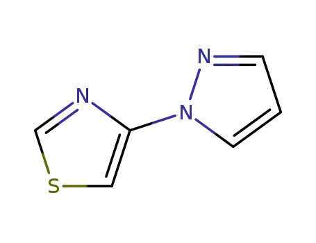 Thiazole,  4-(1H-pyrazol-1-yl)-