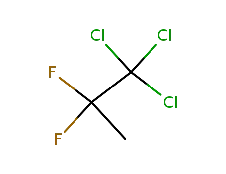 Molecular Structure of 1112-05-6 (1,1,1-TRICHLORO-2,2-DIFLUOROPROPANE)