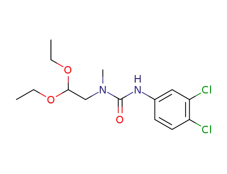 Molecular Structure of 1230-82-6 (3-(2,3-dichlorophenyl)-1-(2,2-diethoxyethyl)-1-methylurea)