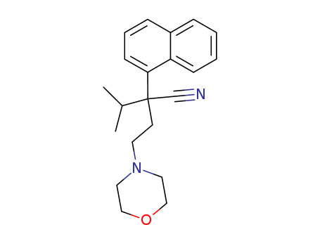α-Isopropyl-α-(2-morpholinoethyl)-1-naphthaleneacetonitrile