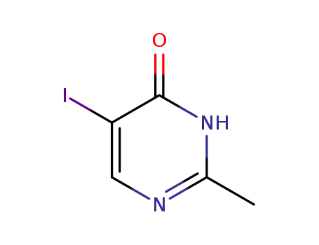 Molecular Structure of 111079-41-5 (5-IODO-2-METHYL-4(3H)-PYRIMIDINONE)