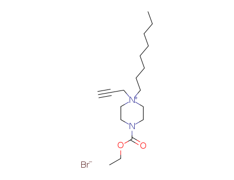 4-CARBOXY-1-OCTYL-1-(2-PROPYNYL)PIPERAZINIUM BROMIDE ETHYL ESTER