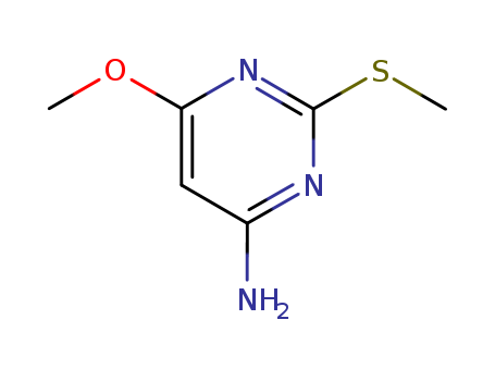 4-Pyrimidinamine,6-methoxy-2-(methylthio)-