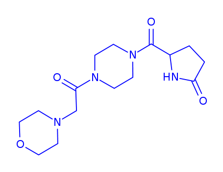 2-Pyrrolidinone,5-[[4-[2-(4-morpholinyl)acetyl]-1-piperazinyl]carbonyl]-