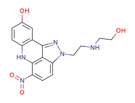 Pyrazolo[3,4,5-kl]acridin-9(6H)-ol,2-[2-[(2-hydroxyethyl)amino]ethyl]-5-nitro-
