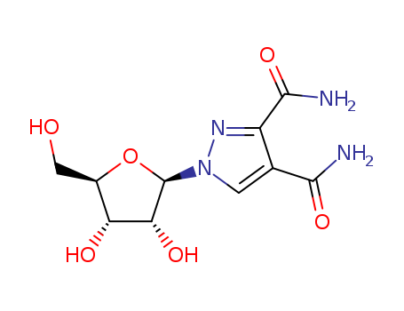 1-[(2R,3R,4S,5R)-3,4-dihydroxy-5-(hydroxymethyl)oxolan-2-yl]pyrazole-3,4-dicarboxamide