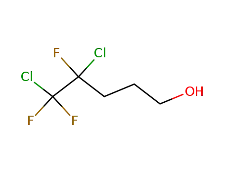 Molecular Structure of 97915-27-0 (4.5-DICHLORO-4,5,5-TRIFLUORO-1-PENTANOL)