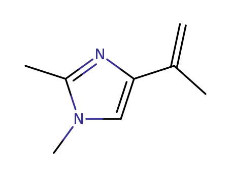 Molecular Structure of 45789-14-8 (1,2-dimethyl-4-(1-methylvinyl) imidazole)