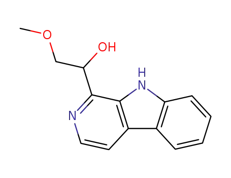 Molecular Structure of 123520-95-6 (1-(9H-beta-carbolin-1-yl)-2-methoxyethanol)
