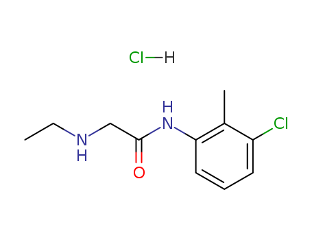 [2-(3-chloro-2-methylanilino)-2-oxoethyl]-ethylazanium chloride