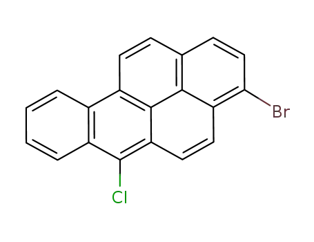 Molecular Structure of 111189-55-0 (3-bromo-6-chlorobenzo[pqr]tetraphene)