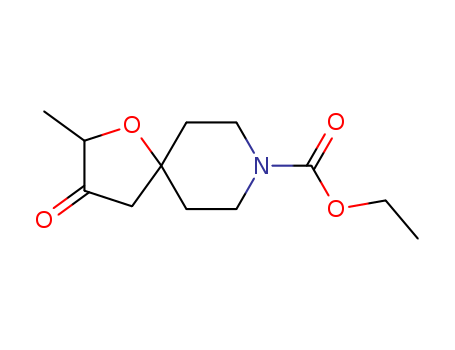 1-Oxa-8-azaspiro[4.5]decane-8-carboxylicacid, 2-methyl-3-oxo-, ethyl ester