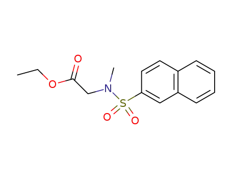 Molecular Structure of 123781-78-2 (ethyl N-methyl-N-(β-naphthylsulfonyl)-glycinate)