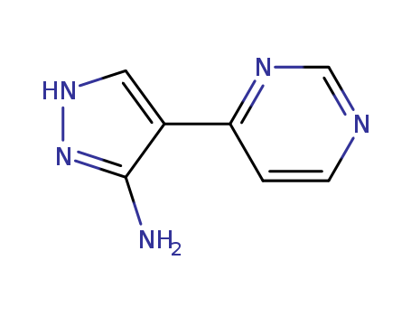 1H-Pyrazol-3-aMine, 4-(4-pyriMidinyl)-