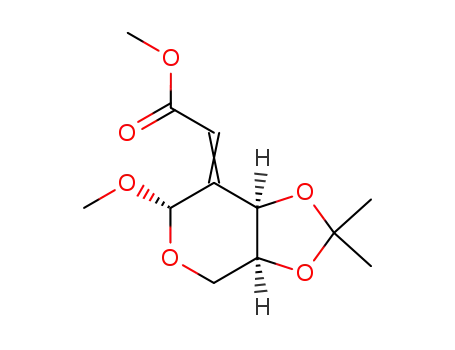 methyl 2-deoxy-3,4-O-isopropylidene-2-C<methoxycarbonylmethylene>-β-L-erythro-pentopyranoside