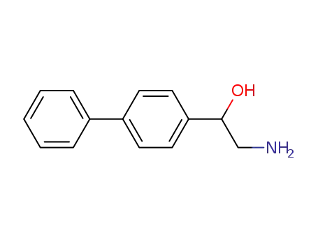 Molecular Structure of 110826-96-5 (2-amino-1-(4-phenylphenyl)ethan-1-ol)