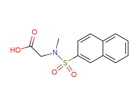 Molecular Structure of 123760-47-4 (METHYL(2-NAPHTHYLSULFONYL)AMINO]ACETIC ACID)
