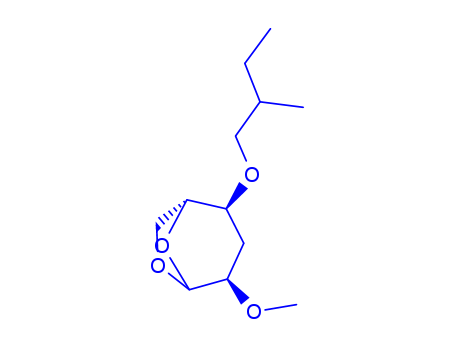 1,6-ANHYDRO-3-DEOXY-2-O-METHYL-4-O-(2-METHYLBUTYL)-SS-D-RIBO-HEXOPYRANOSE