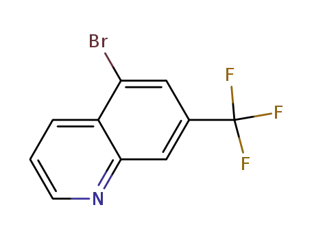 Molecular Structure of 1239462-77-1 (5-bromo-7-(trifluoromethyl)quinoline)