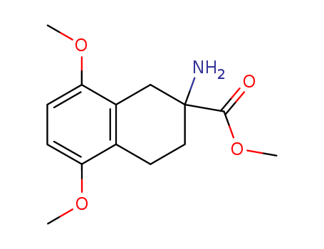 2-Naphthalenecarboxylicacid, 2-amino-1,2,3,4-tetrahydro-5,8-dimethoxy-, methyl ester