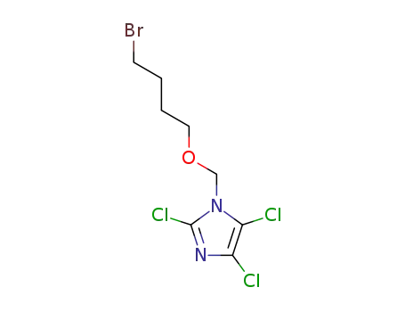 Molecular Structure of 110076-61-4 (1-[(4-bromobutoxy)methyl]-2,4,5-trichloro-1H-imidazole)