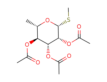 .beta.-L-만노피라노사이드, 메틸 6-데옥시-1-티오-, 트리아세테이트