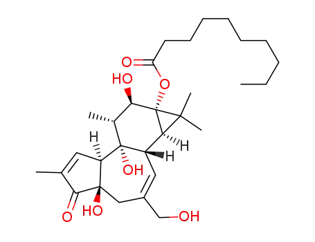 Molecular Structure of 123597-59-1 (Phorbol 13-Decanoate >99%)