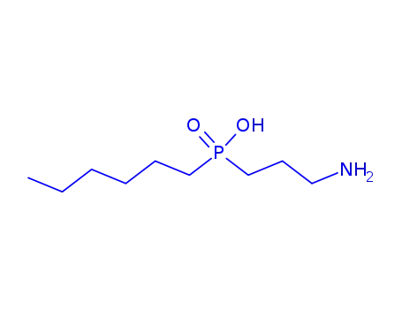 Molecular Structure of 123691-31-6 (3-aminopropyl(hexyl)phosphinic acid)