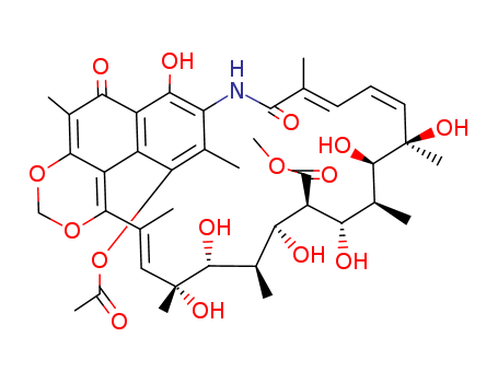 6,9-Metheno-9H-1,3-dioxino[4,5,6-uv][4]benzazacyclotricosine-20-carboxylicacid,7-(acetyloxy)-5,10,11,16,17,18,19,20,21,22,23,24-dodecahydro-16,17,19,21,23,24,27-heptahydroxy-4,8,12,16,18,22,24,26-octa
