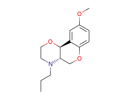 (+/-)-trans-3,4,4a,10b-tetrahydro-9-methoxy-4-propyl-2H,5H-<1>benzopyrano<4,3-b>-1,4-oxazine