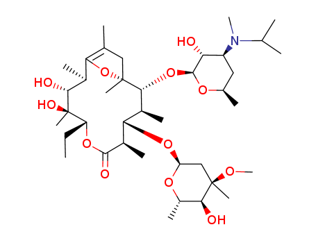 Erythromycin,8,9-didehydro-N-demethyl-9-deoxo-6-deoxy-6,9-epoxy-N-(1-methylethyl)-