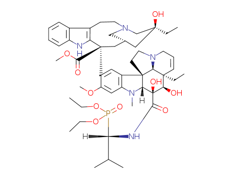 Vincaleukoblastine,O4-deacetyl-3-de(methoxycarbonyl)-3-[[[(1S)-1-(diethoxyphosphinyl)-2-methylpropyl]amino]carbonyl]-