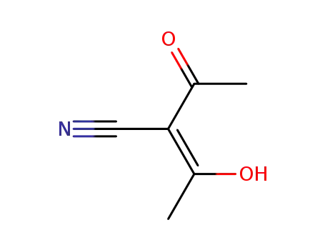 2-부텐니트릴, 2-아세틸-3-히드록시-, (2Z)-(9CI)