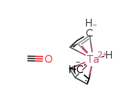 Molecular Structure of 11105-69-4 (Tantalum, carbonyl bis(eta5-cyclopentadienyl) hydride)