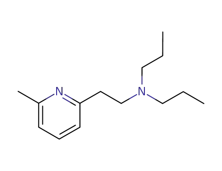 Molecular Structure of 101098-53-7 ([2-(6-methyl-[2]pyridyl)-ethyl]-dipropyl-amine)