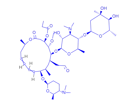 Molecular Structure of 24916-52-7 (SPIRAMYCIN III)