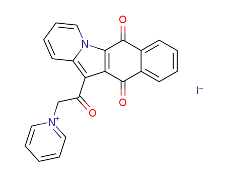 1-[2-(6,11-dioxo-6,11-dihydro-benzo[<i>f</i>]pyrido[1,2-<i>a</i>]indol-12-yl)-2-oxo-ethyl]-pyridinium; iodide