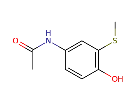 Molecular Structure of 37398-23-5 (S-Methyl-3-thioacetaminophen)