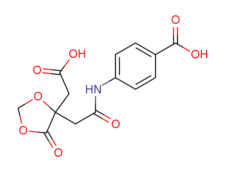 Molecular Structure of 110357-86-3 (4-{[3-carboxy-3-(formyloxy)-5-oxopentanoyl]amino}benzoic acid)