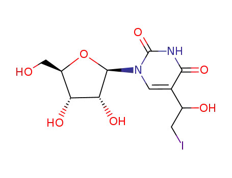 5-(1-Hydroxy-2-iodoethyl)uridine