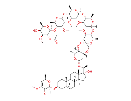 Molecular Structure of 114828-46-5 (periplocoside A)