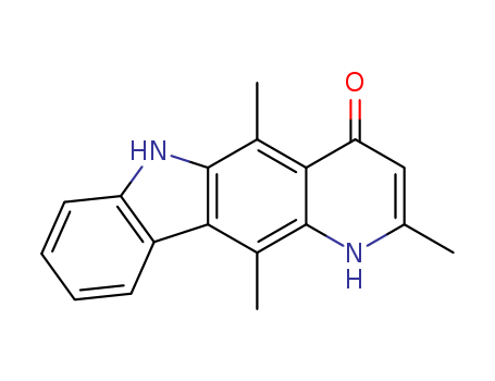 1,4-DIHYDRO-4-OXO-2,5,11-TRIMETHYL-6H-PYRIDO(3,2-B)CARBAZOLE