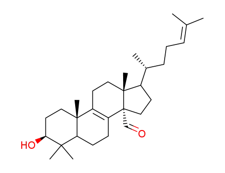 Molecular Structure of 79294-83-0 (32-oxolanosterol)
